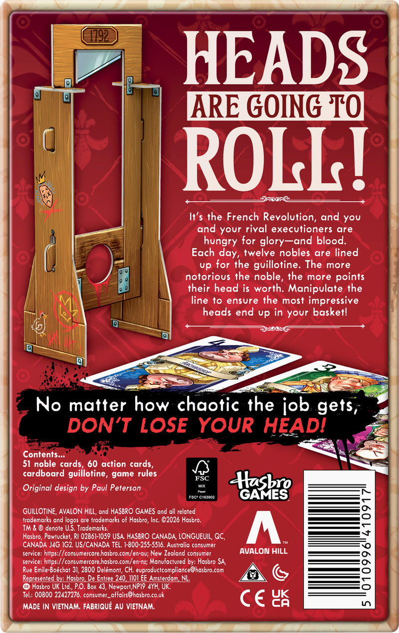 Guillotine Card Game