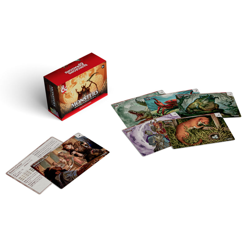 Dungeons & Dragons: Reference Cards Monsters: Animals & NPCs D&D