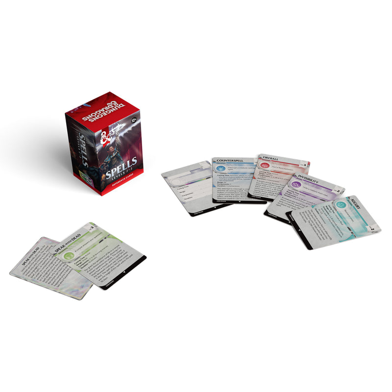 Dungeons & Dragons: Reference Cards Spells: Level 2-3 D&D