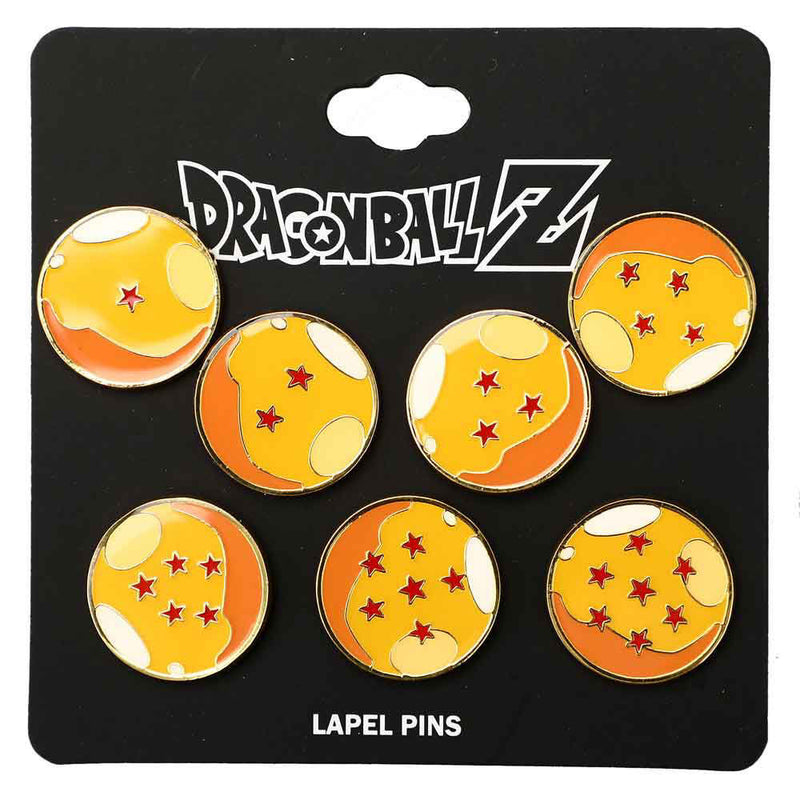 Bioworld - Dragon Ball Z - All 7 Dragon Ball Lapel Pins