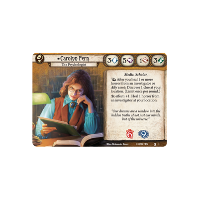 Arkham Horror: The Card Game - Carolyn Fern Investigator Deck
