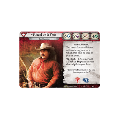 Arkham Horror: The Card Game - Miguel de la Cruz Investigator Deck