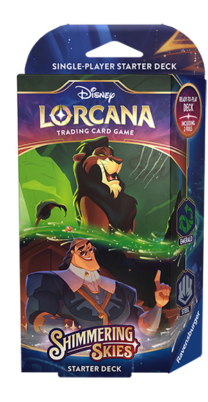 Disney Lorcana: Shimmering Skies - Starter Deck - Emerald & Steel