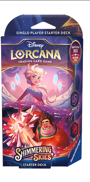 Disney Lorcana: Shimmering Skies - Starter Deck - Amethyst & Ruby