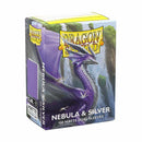 DRAGON SHIELD SLEEVES: MATTE DUAL: NEBULA AND SILVER (100CT)