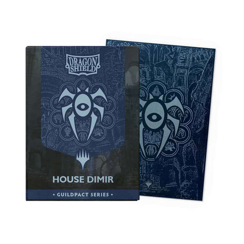 DRAGON SHIELD: MAGIC THE GATHERING: GUILDPACT SERIES: MATTE DUAL ART (STANDARD SIZE LICENSED SLEEVES): HOUSE DIMIR (100CT)