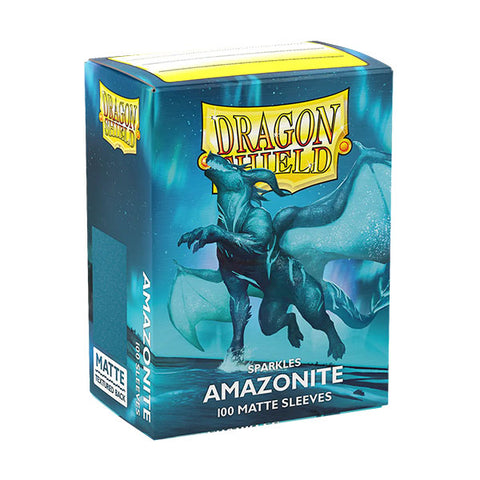 Dragon Shield Sleeves: Standard- Matte Sparkles Amazonite (100 ct.)