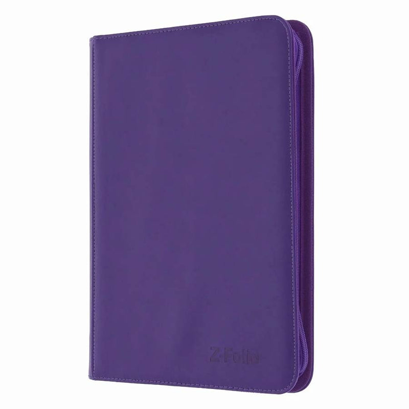 BCW SUPPLIES: Z-FOLIO 9-POCKET ALBUM: PURPLE