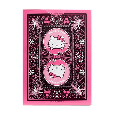 Bicycle Hello Kitty Black & Pink Playing Cards
