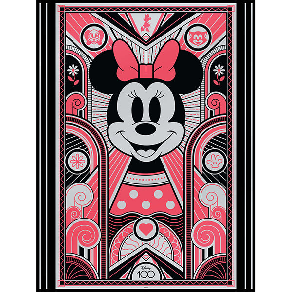 Disney: 100 Years of Wonder: Deco-Luxe Minnie Puzzle (300 Piece)