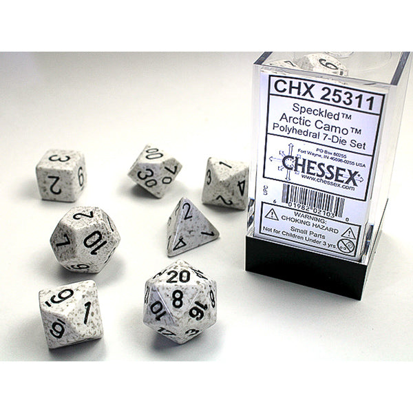 Chessex: 7-Die Set Speckled: Arctic Camo