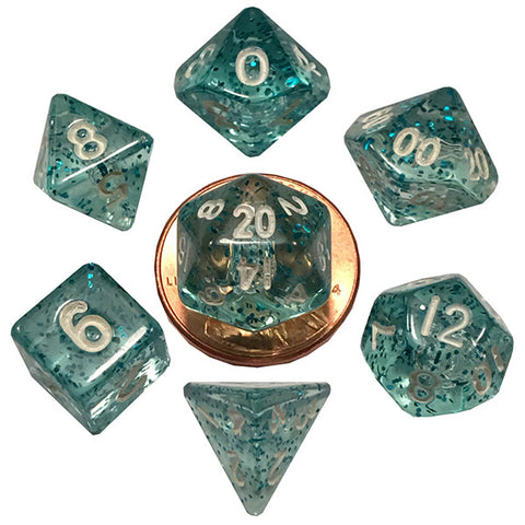 MTD: 7-Die Set Ethereal: 10mm Light Blue/White