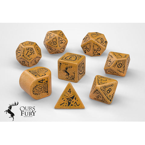 8-Die Set Game of Thrones: Baratheon Dice Set