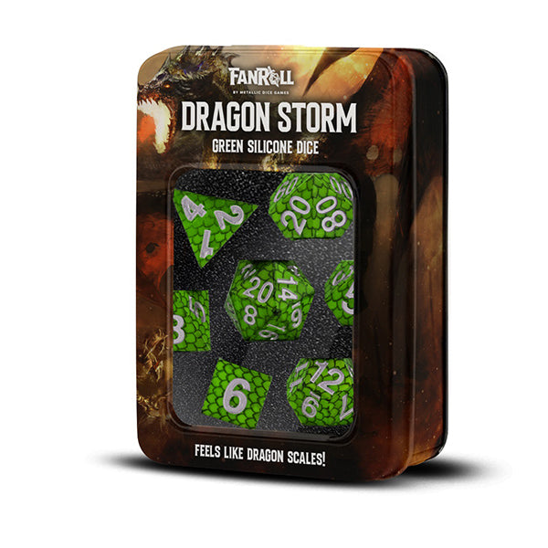 MTD: 7-Die Set Silicone Dragon Storm: Green Dragon Scales