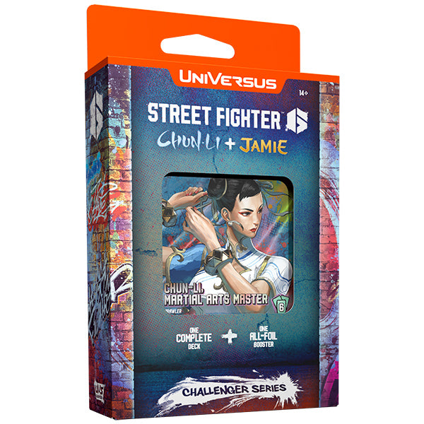 UniVersus CCG: Challenger Series Display- Street Fighter 6 - Chun-Li & Jamie