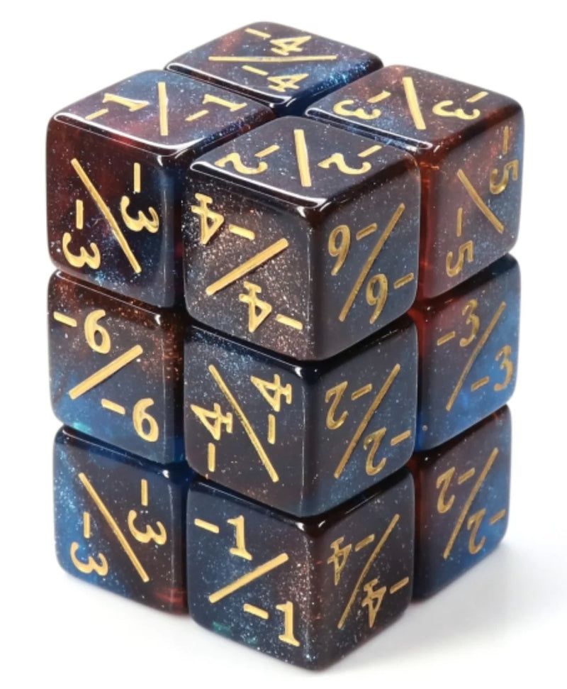 Foam Brain Games: -1/-1 Red and Blue Glitter Counters