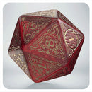 Jumbo D20 Spindown: Hobbit TCG Dice- Ember