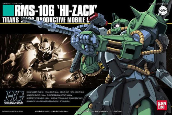 Gundam Model Kit: HGUC 1/144 - Hi-Zack