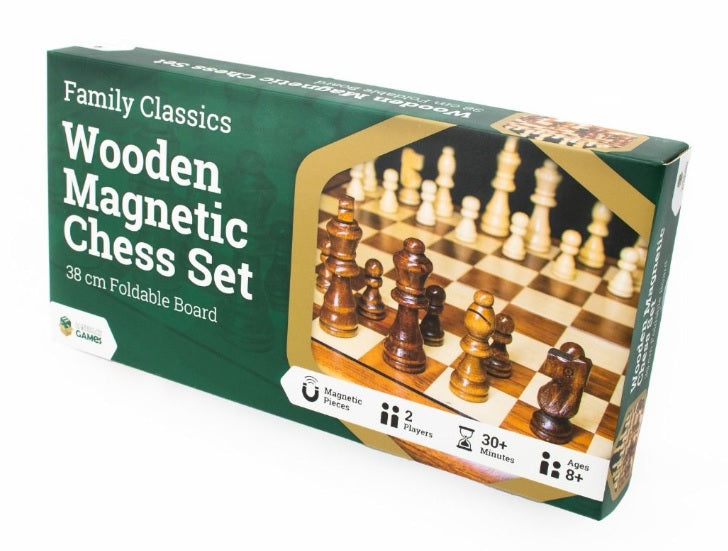 LPG Classics: Wooden Magnetic Chess Set 38 cm