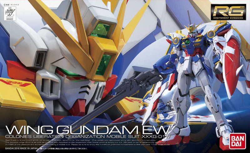 Gundam Model Kit: RG 1/144 Endless Waltz- XXXG-01W Wing Gundam EW Ver.