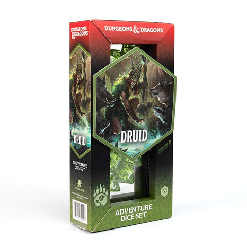 DUNGEONS AND DRAGONS: ADVENTURER DICE: DRUID GREEN