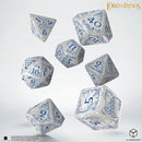 7-Die Set: The Lord of the Rings- Rivendell Dice Set- Stone
