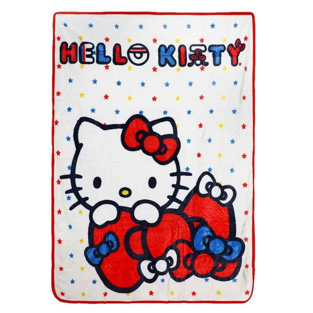 Bioworld - Hello Kitty Sports Fleece Throw Blanket