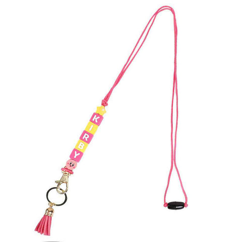 KIRBY CHARMED BEADED LANYARD
