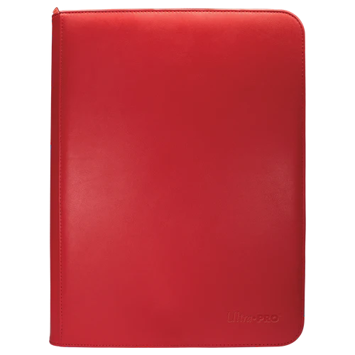 Ultra Pro: 9-Pocket Zippered Vivid- Red