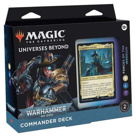 Magic the Gathering: Warhammer 40,000 Forces of the Imperium Commander Deck