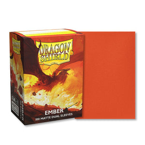 Dragon Shield: Dual Matte - Standard - Card Sleeves (100 Pack) - Ember