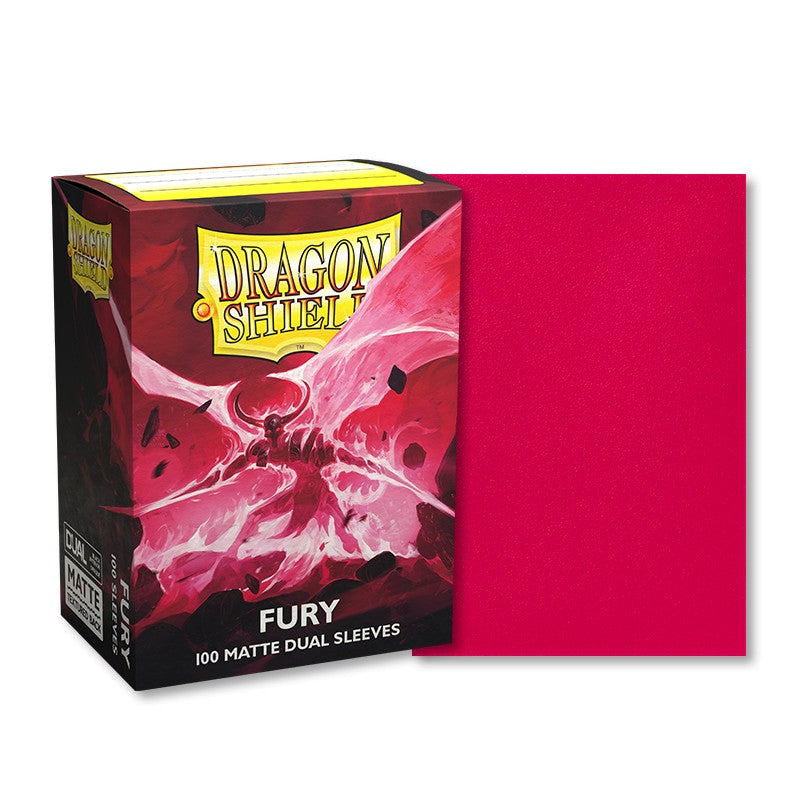 Dragon Shield: Dual Matte Standard Card Sleeves (100ct) - Fury