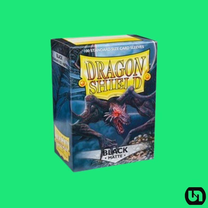 Dragon Shield: Matte Sleeves - Black (100-Pack)