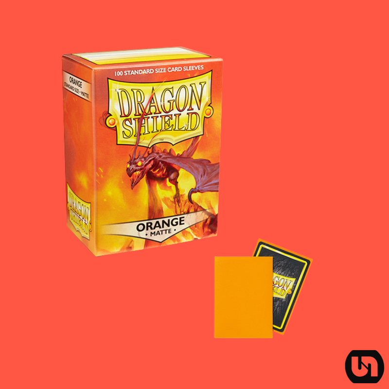 Dragon Shield: Matte Sleeves - Orange (100-Pack)