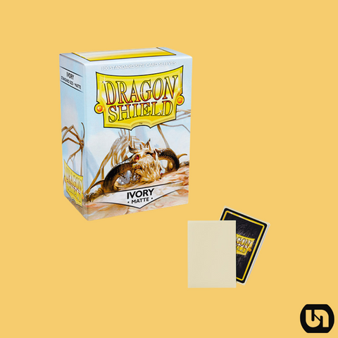 Dragon Shield: Matte Sleeves - Standard - Ivory (100-Pack)