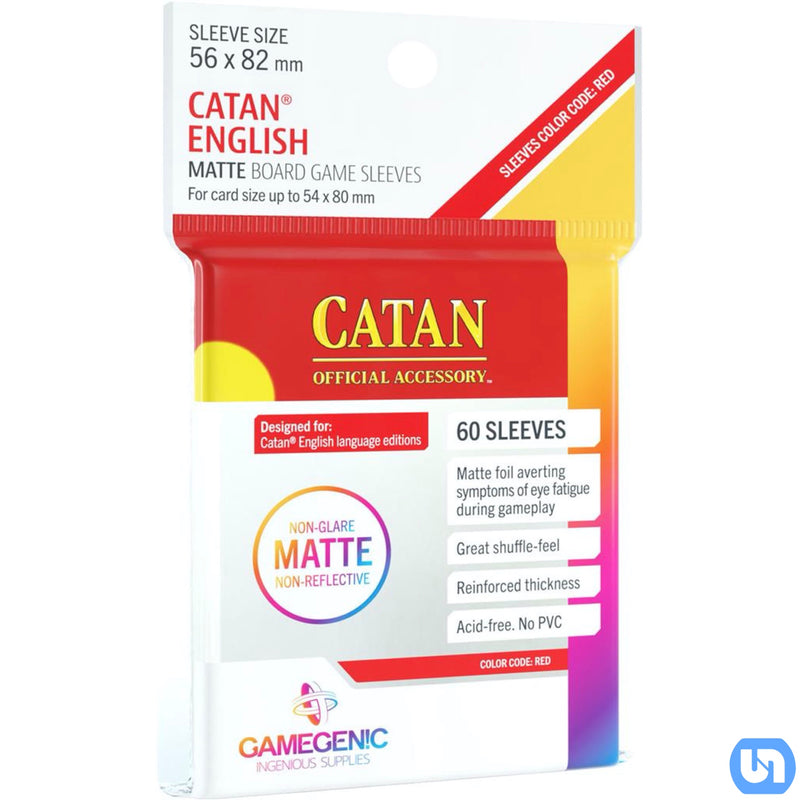 Gamegenic: Matte Sleeves 60ct - Catan English