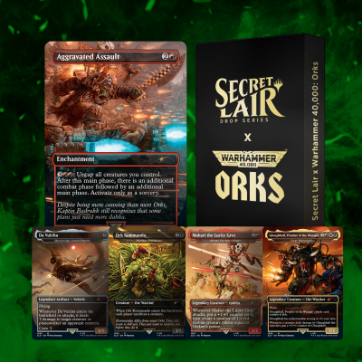 Magic the Gathering: Secret Lair - Warhammer 40,000 - Orks (Non-Foil)