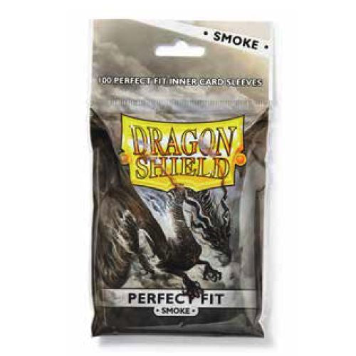 Dragon Shield: Perfect Fit Inner Card Sleeves - Smoke 100ct