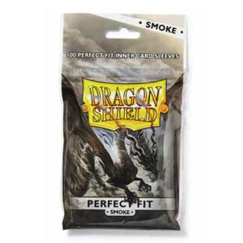 Dragon Shield: Perfect Fit - Standard - Inner Card Sleeves - Smoke 100ct
