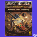 Gloomhaven: Jaws of the Lion - Removable Sticker Set & Map