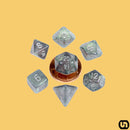 MTD: 7-Die Set 10mm - Stardust Gray with Silver Numbers