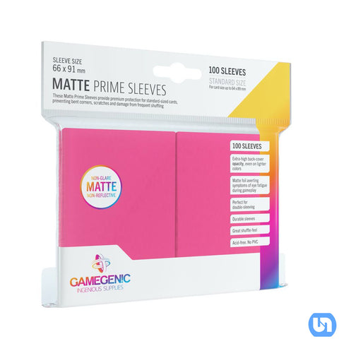 Gamegenic: Matte Prime Sleeves 100ct - Pink