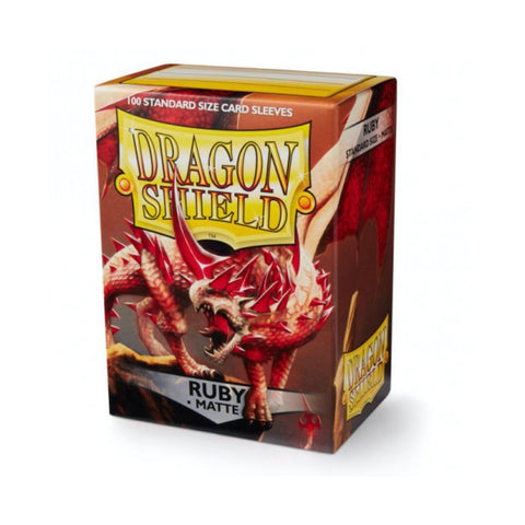 Dragon Shield: Matte Sleeves - Standard - Ruby (100-Pack)