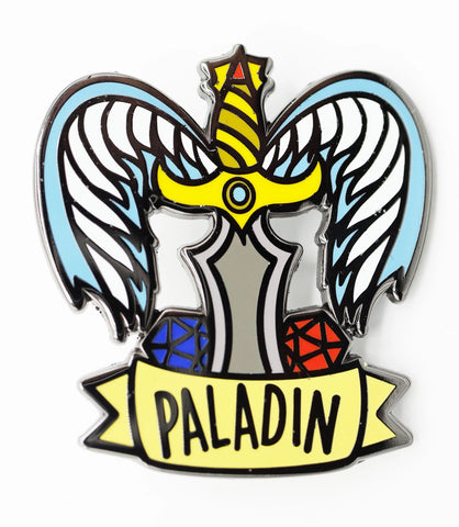 Foam Brain Games: Banner Class Pins - Paladin