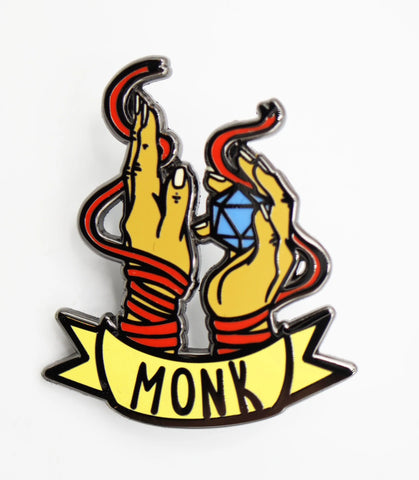 Foam Brain Games: Banner Class Pins - Monk