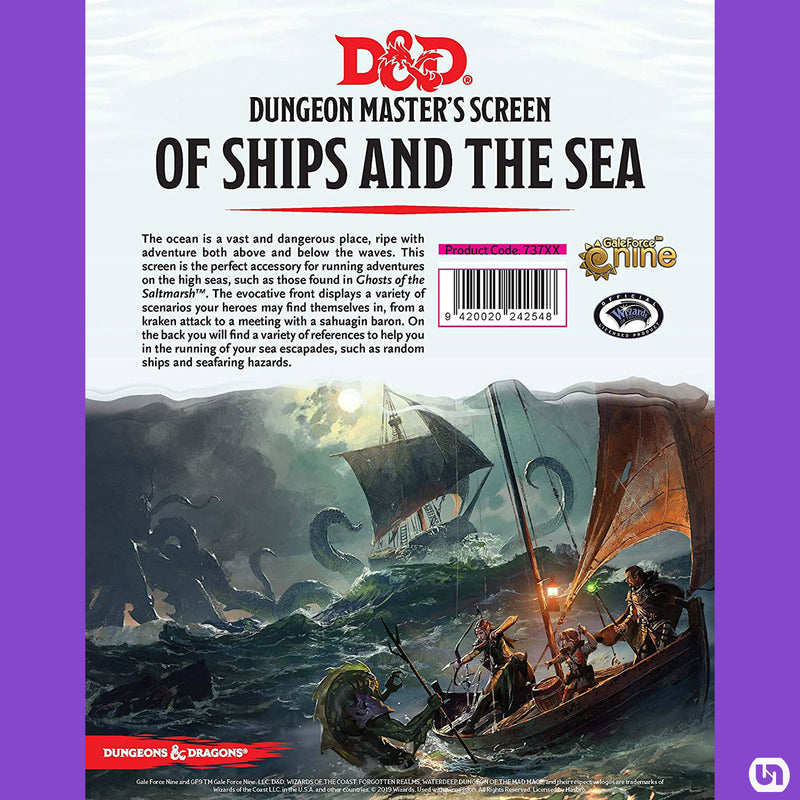 Dungeons & Dragons 5E: Screen - Of Ships and the Sea