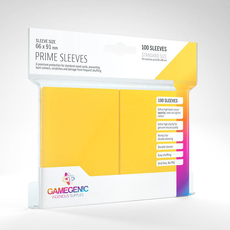 Gamegenic: Prime Sleeves 100ct - Yellow