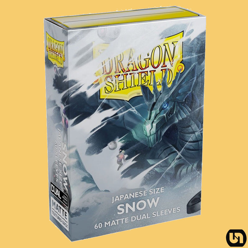 Dragon Shield: Japanese Matte Dual Card Sleeves - Snow 60ct