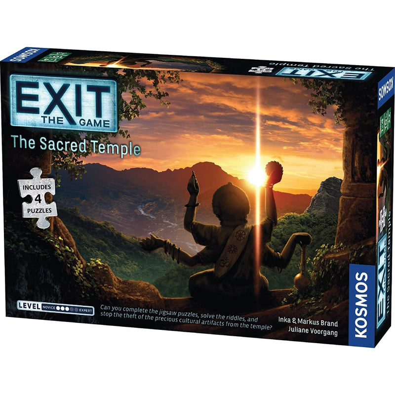 Exit the Game: The Sacred Temple (with Jigsaw Puzzles)