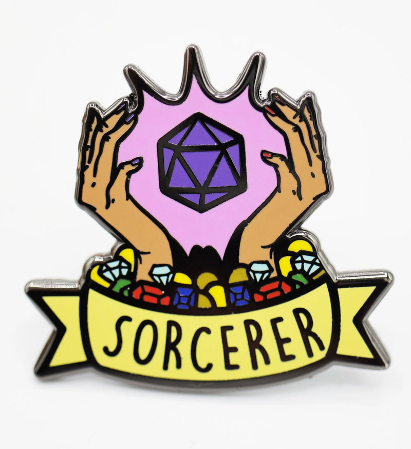 Foam Brain Games: Banner Class Pins - Sorcerer
